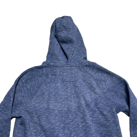 Hollister Fleece Hoodie Sweatshirt Mens Small Navy Blue Pullover Pocket Casual - Picture 4 of 8